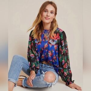 Bundle Of 2 Anthropologie Blank London Miranda Tops Size Medium